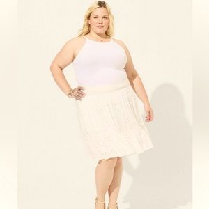 Torrid - Mini Challis Tiered Skater Skirt